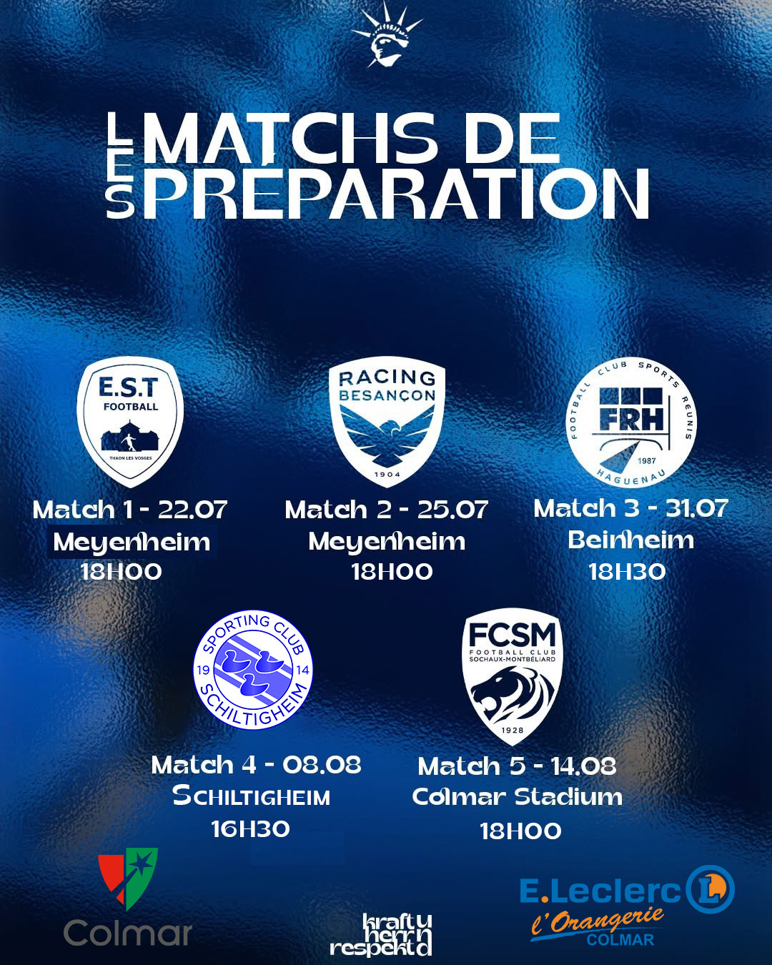 2026 07 29 les matches de preparation