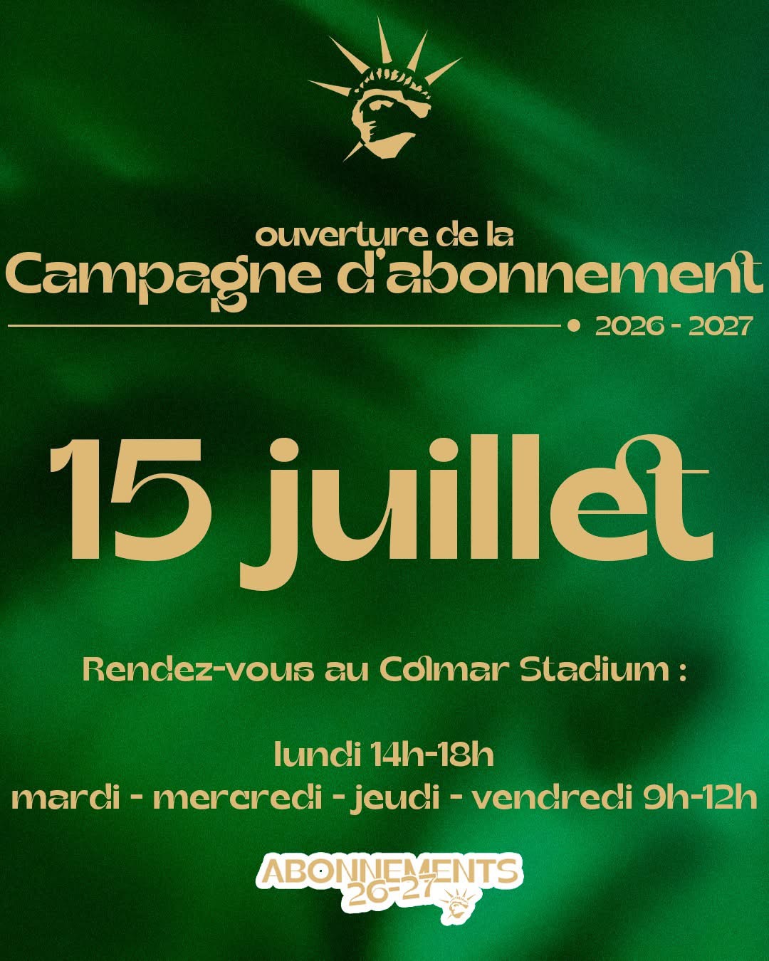 2026 2027 abonement campagne